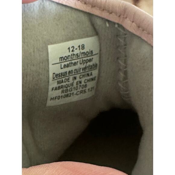 Robeez Baby Girl Cowboy Boots Pink & Silver Leather – Size 12-18 Months - Picture 5 of 7